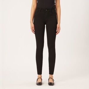 DL1961 Florence Ankle Jet Black Denim skinny Jeans 26